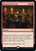 Disrupt Decorum