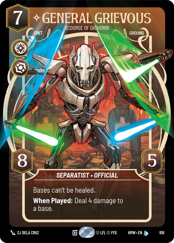 General Grievous - Scourge of Dathomir (Prestige) [Homeworlds]