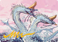 Twinmaw Stormbrood Art Card (39/54) (Gold-Stamped Signature)