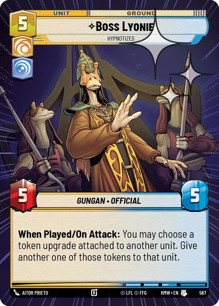 Boss Lyonie - Hypnotized (Hyperspace Foil) [Homeworlds]
