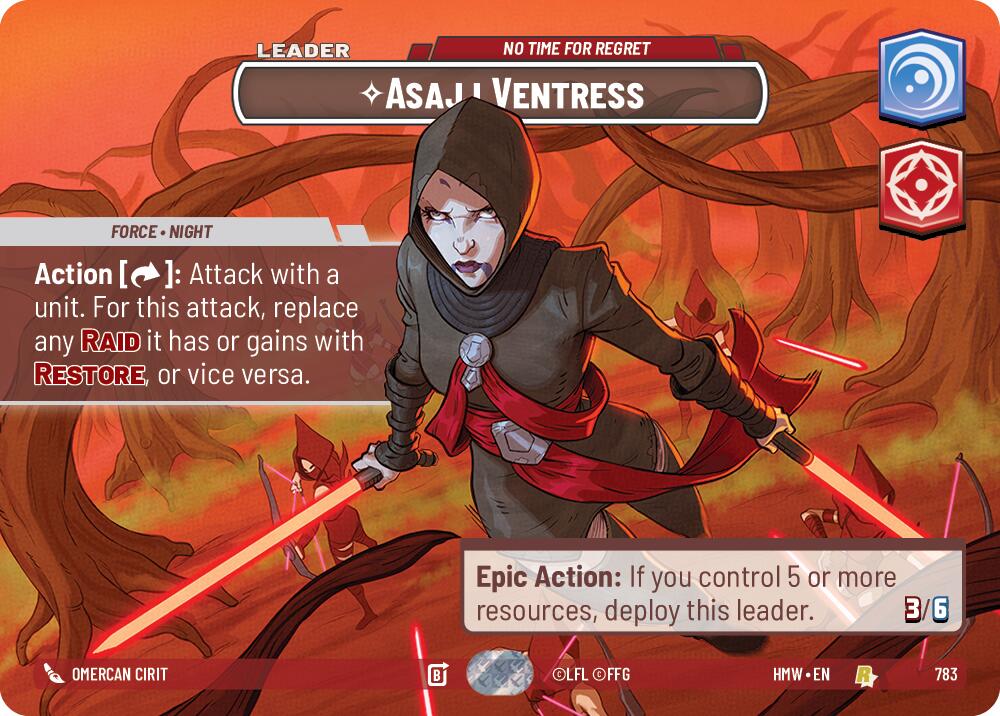 Asajj Ventress - No Time For Regret (Showcase) [Homeworlds]