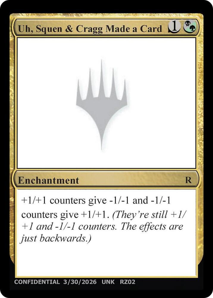 Uh, Squen & Cragg Made a Card
