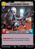 Callous Bounty Hunter