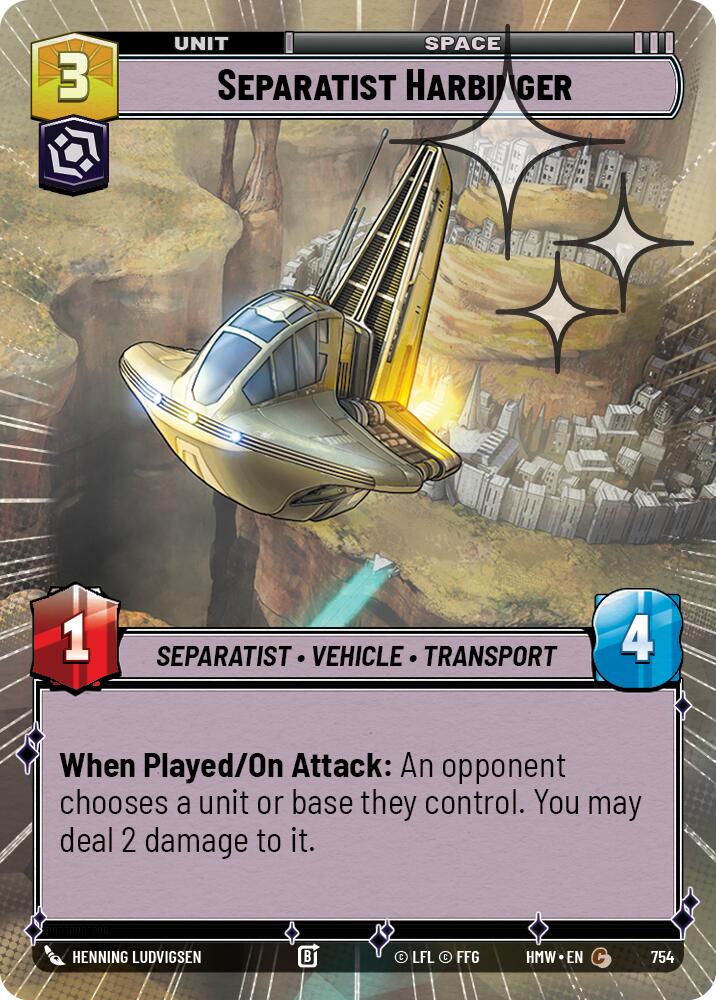 Separatist Harbinger (Hyperspace Foil) [Homeworlds]