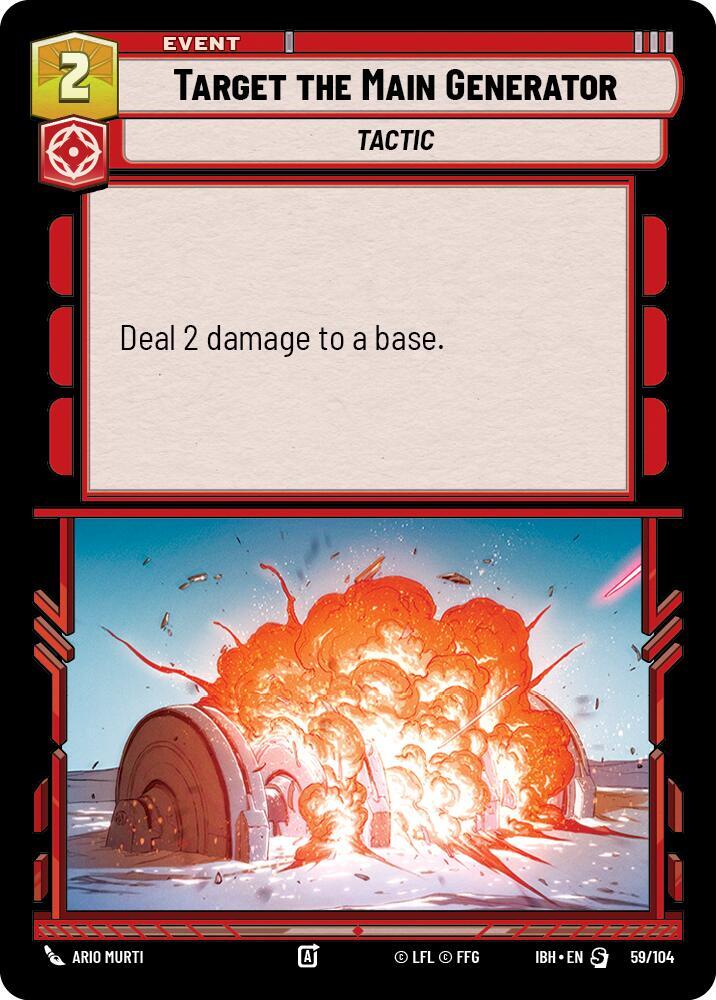 Target the Main Generator