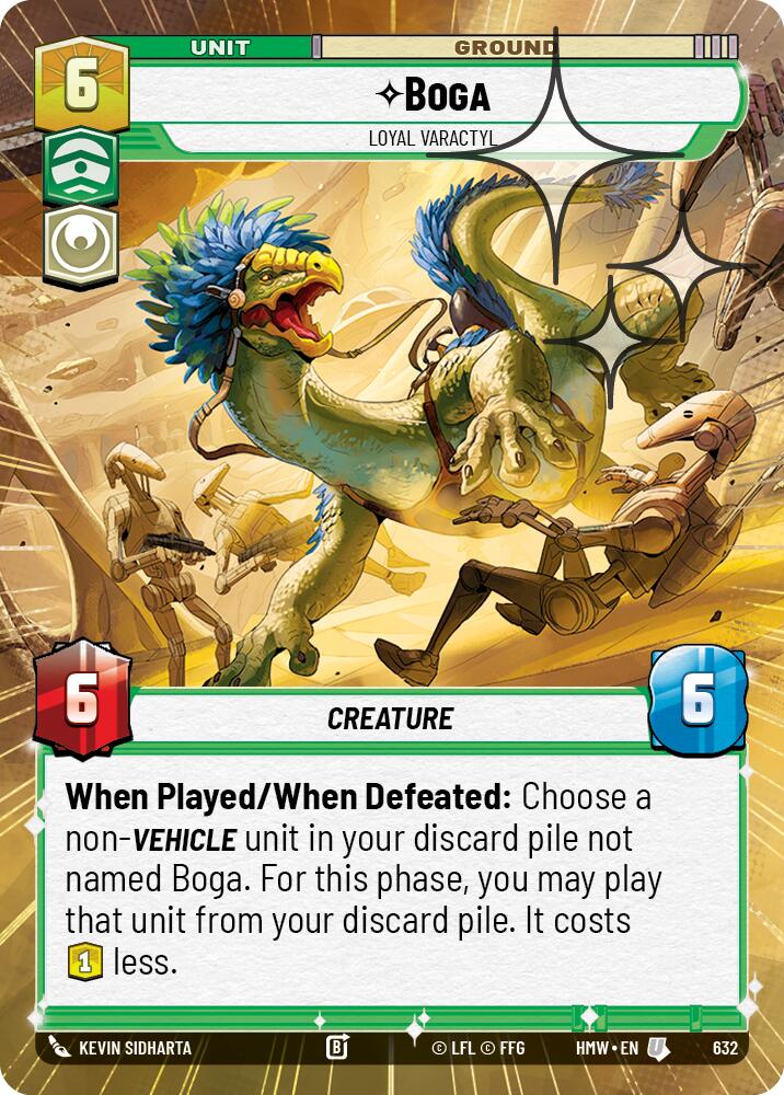 Boga - Loyal Varactyl (Hyperspace Foil) [Homeworlds]