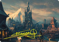 Lake-town Art Card (Gold-Stamped Signature)