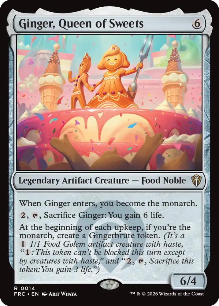 Ginger, Queen of Sweets