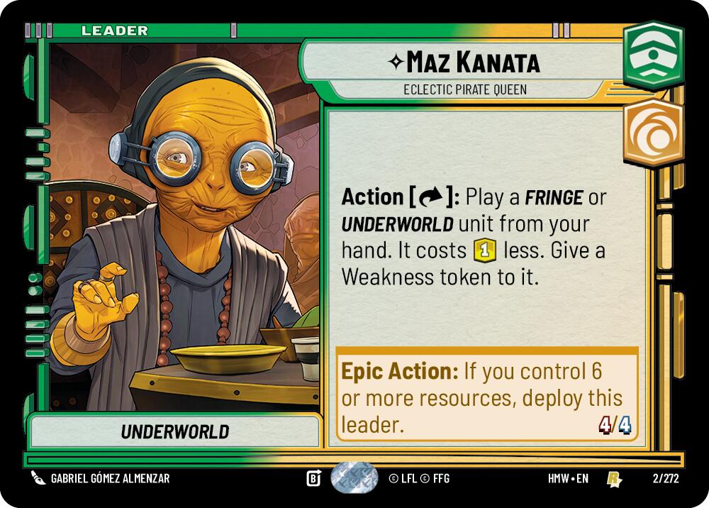Maz Kanata - Eclectic Pirate Queen [Homeworlds]
