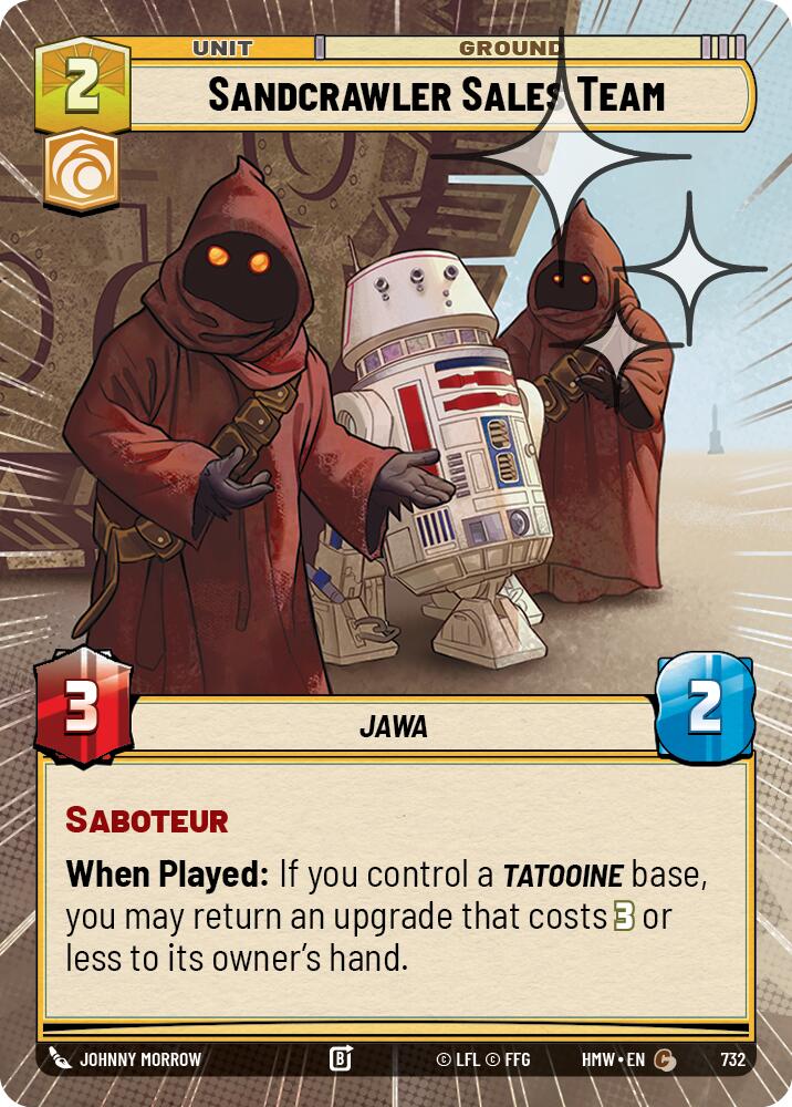 Sandcrawler Sales Team (Hyperspace Foil) [Homeworlds]