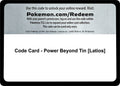 Code Card - Power Beyond Tin [Latios]