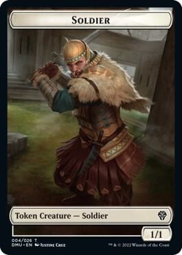 Soldier // Powerstone Double-Sided Token