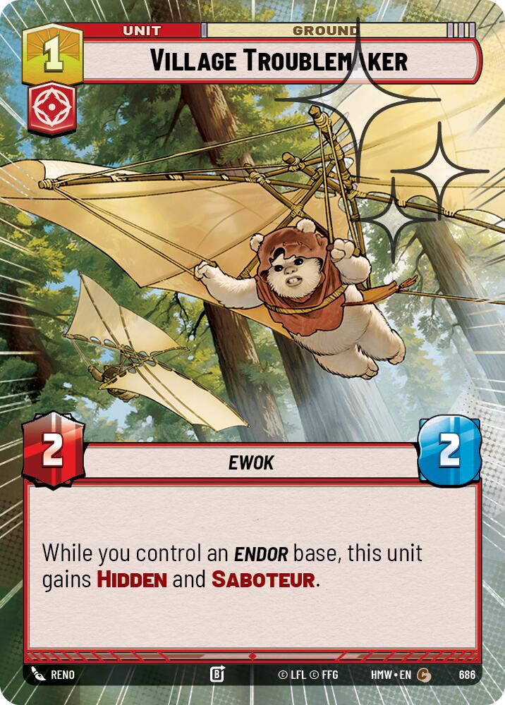 Village Troublemaker (Hyperspace Foil) [Homeworlds]