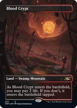 Blood Crypt (Borderless) (Galaxy Foil)