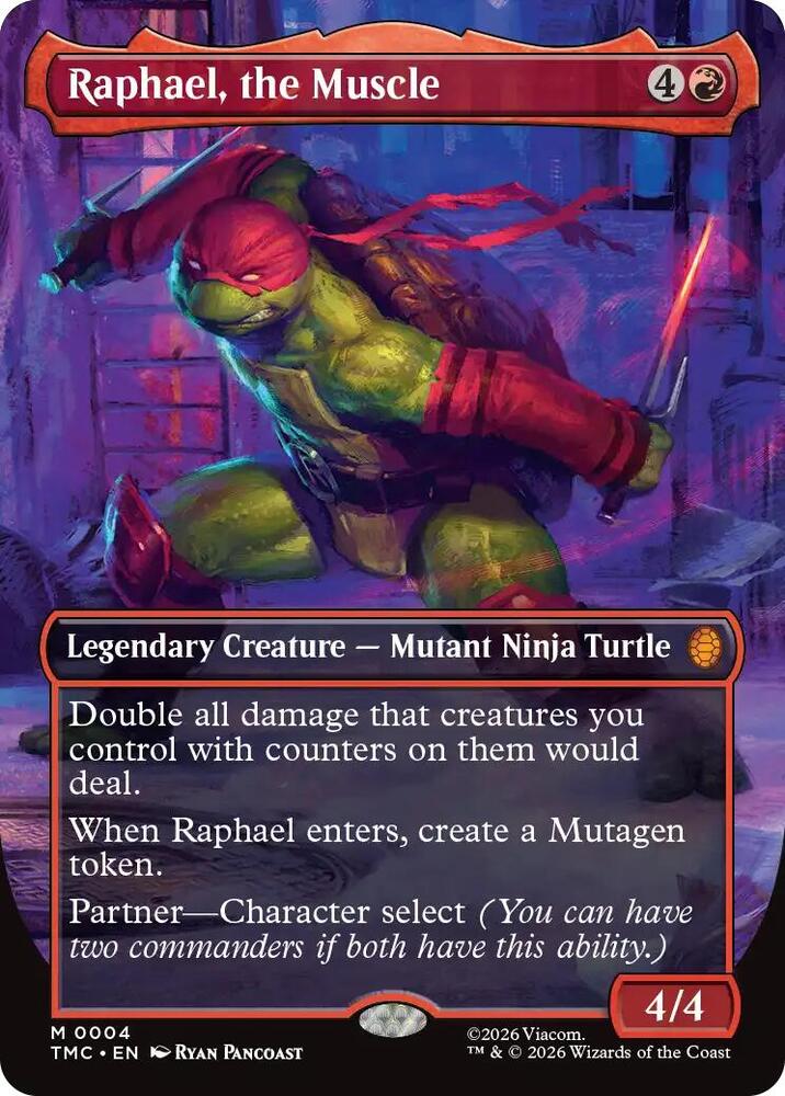 Raphael, the Muscle (Borderless)