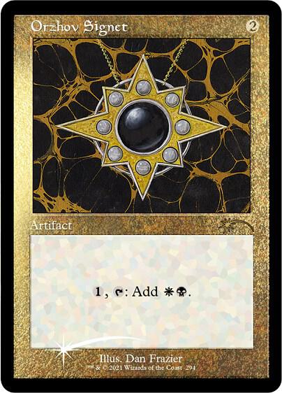 Orzhov Signet (Foil Etched)