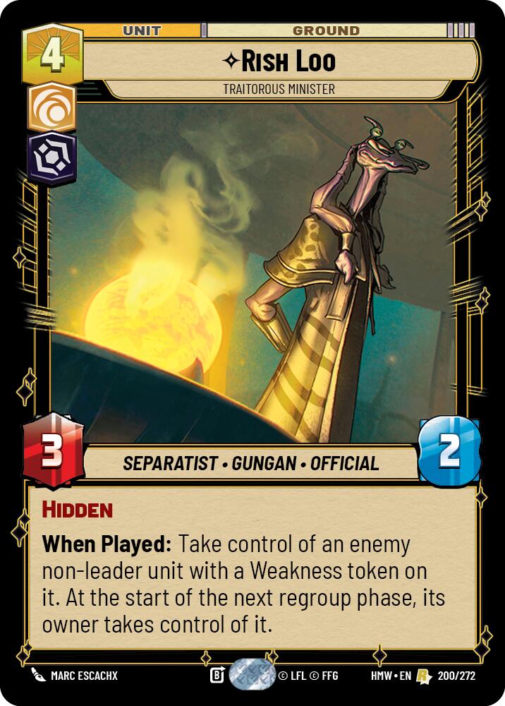 Rish Loo - Traitorous Minister [Homeworlds]