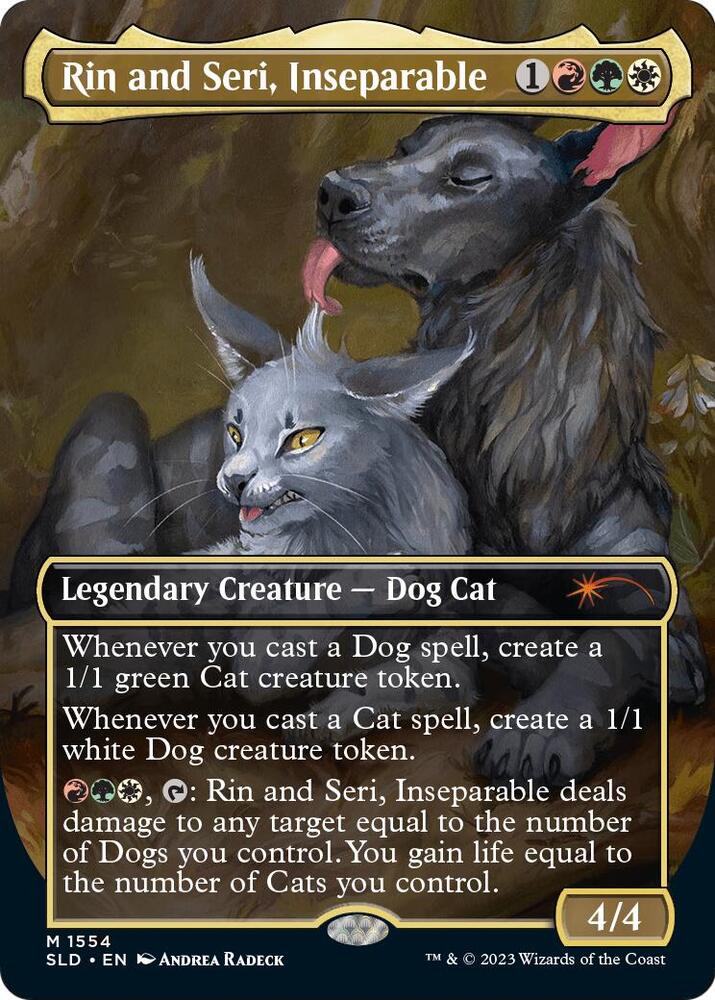 Rin and Seri, Inseparable (Display Commander) - Thick Stock
