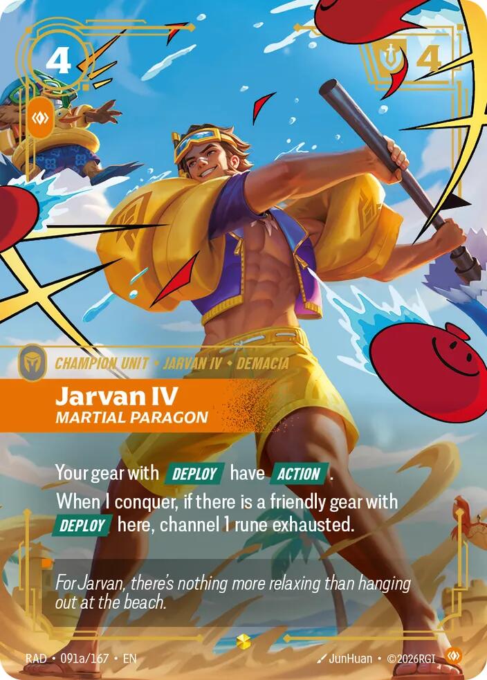 Jarvan IV, Martial Paragon (Alternate Art) [Radiance]