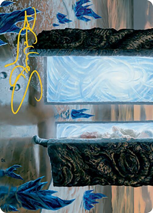 Step Through Art Card (Gold-Stamped Signature)