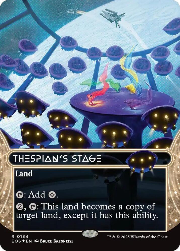 Thespian's Stage (0134) (Borderless) (Galaxy Foil)
