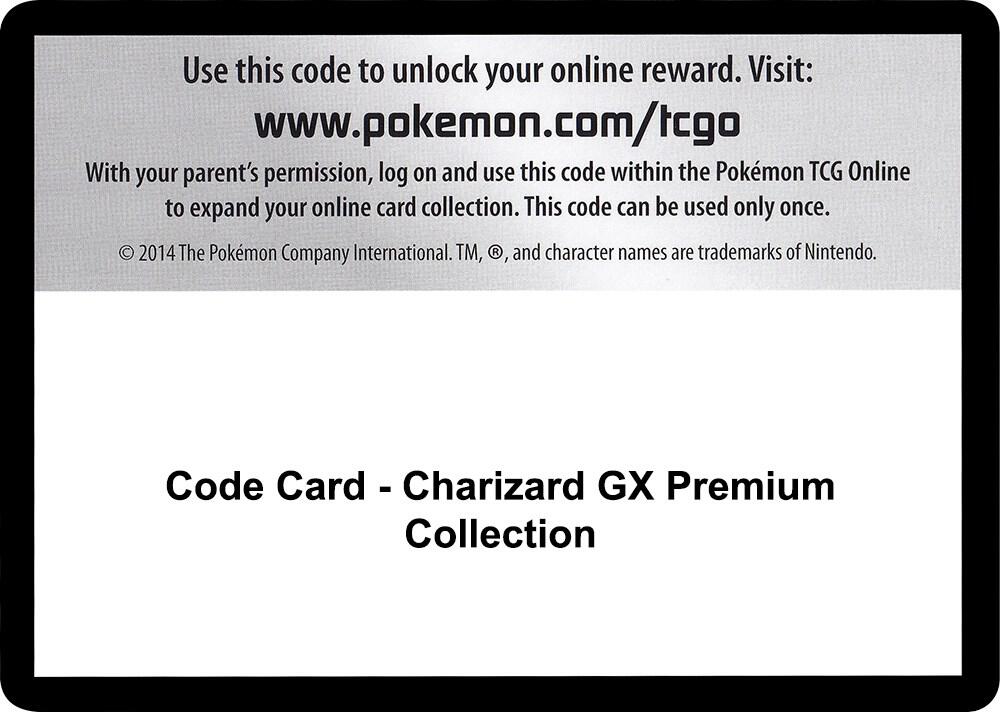 Code Card - Charizard GX Premium Collection