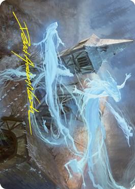 Hallowed Haunting Art Card (Gold-Stamped Signature)