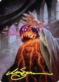Palantír of Orthanc Art Card (Gold-Stamped Signature)