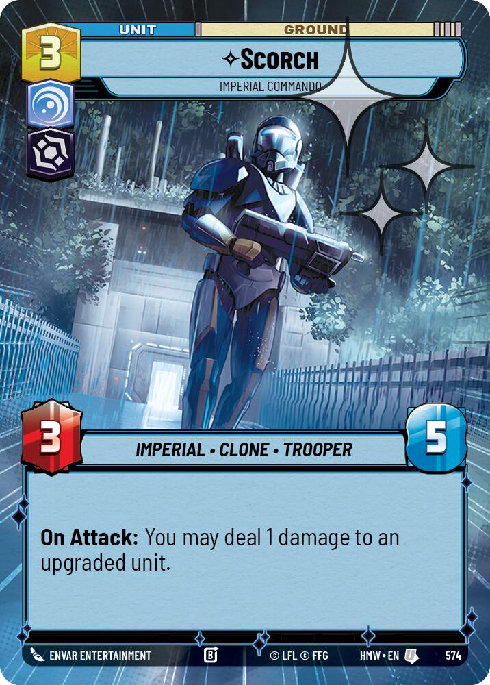 Scorch - Imperial Commando (Hyperspace Foil) [Homeworlds]