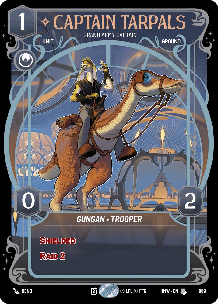 Captain Tarpals - Grand Army Captain (Prestige Foil) [Homeworlds]