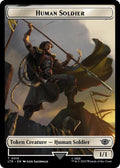 Human Soldier (0015) // Food (0024) Double-Sided Token (Surge Foil)