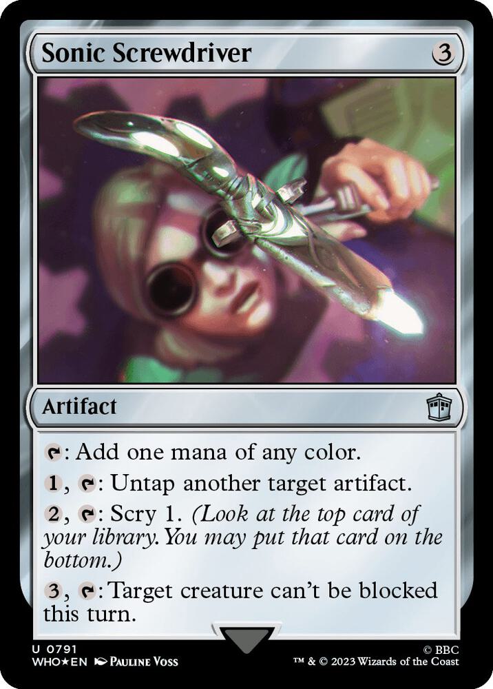 Sonic Screwdriver (0791) (Surge Foil)