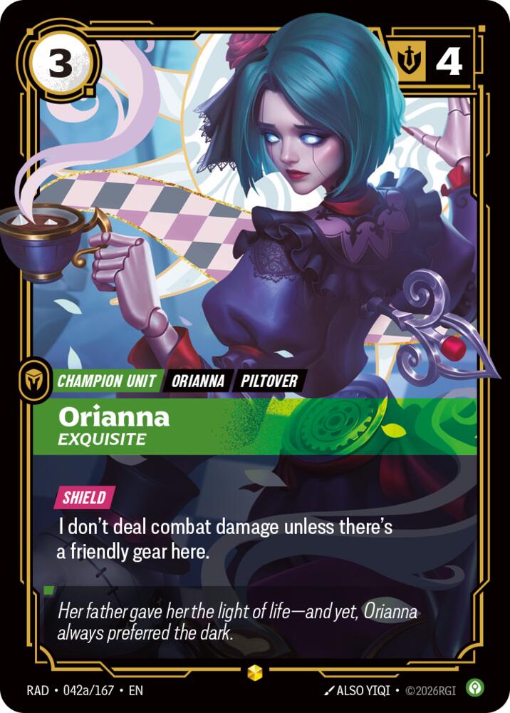 Orianna, Exquisite (Alternate Art) [Radiance]