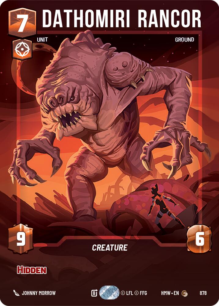 Dathomiri Rancor (Prestige Foil) [Homeworlds]