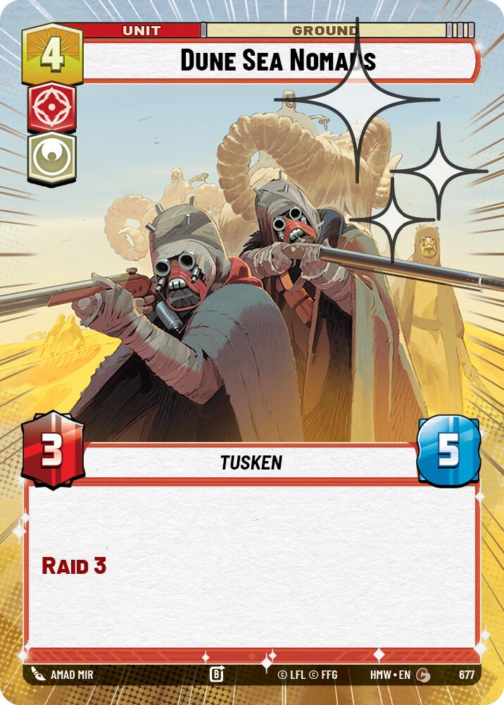 Dune Sea Nomads (Hyperspace Foil) [Homeworlds]