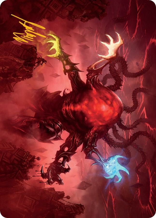Omnath, Locus of All Art Card (51/81) (Gold-Stamped Signature)