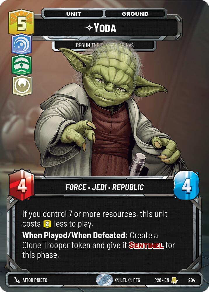 Yoda - Begun, the Clone War Has