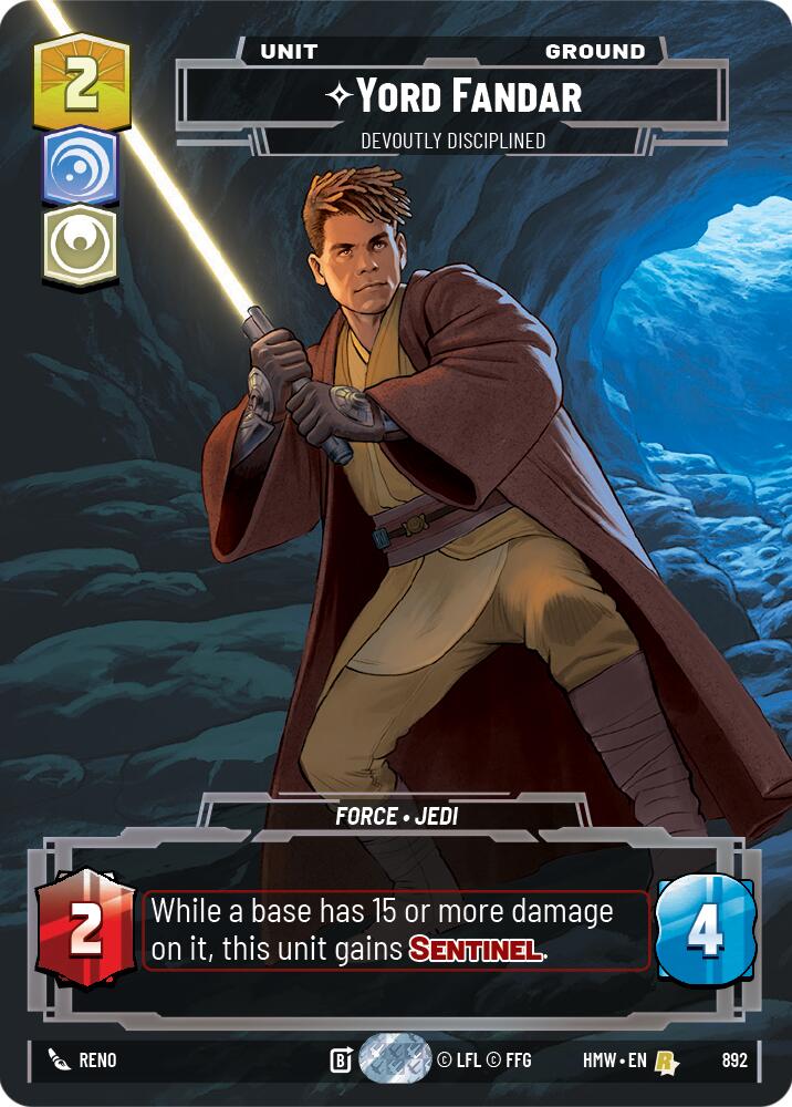 Yord Fandar - Devoutly Disciplined (Prestige Foil) [Homeworlds]