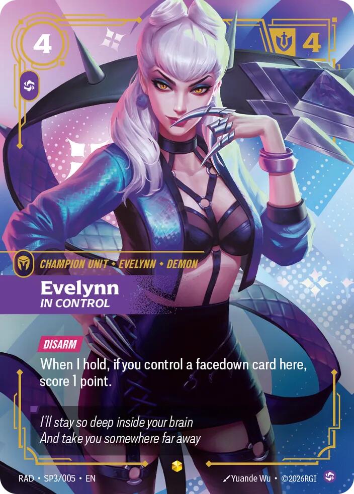 Evelynn, In Control (K/DA Special Art Card) [Radiance]