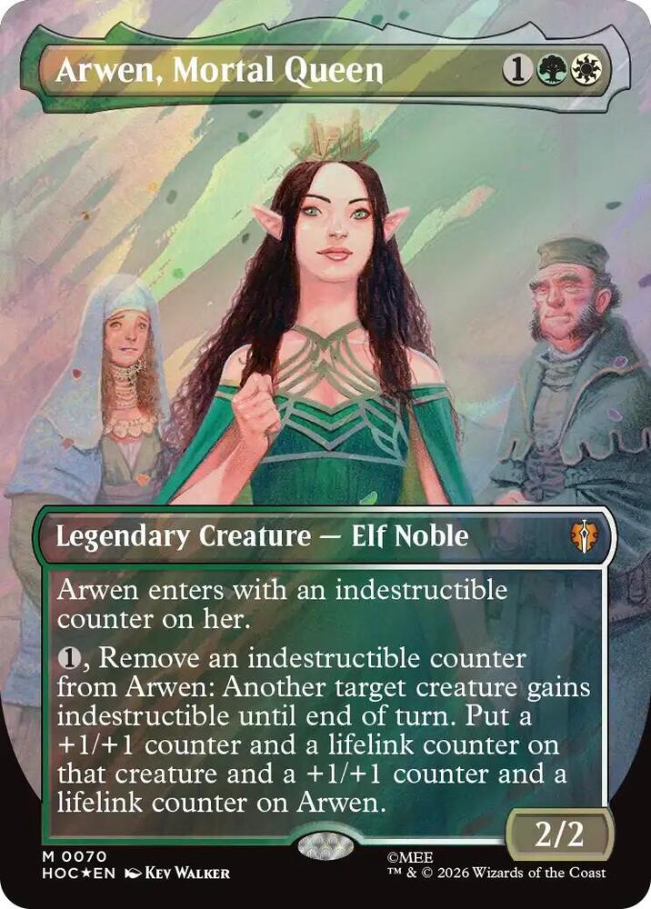 Arwen, Mortal Queen (Borderless) (Surge Foil)