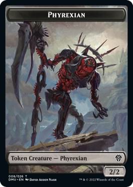 Phyrexian // Dragon Double-Sided Token