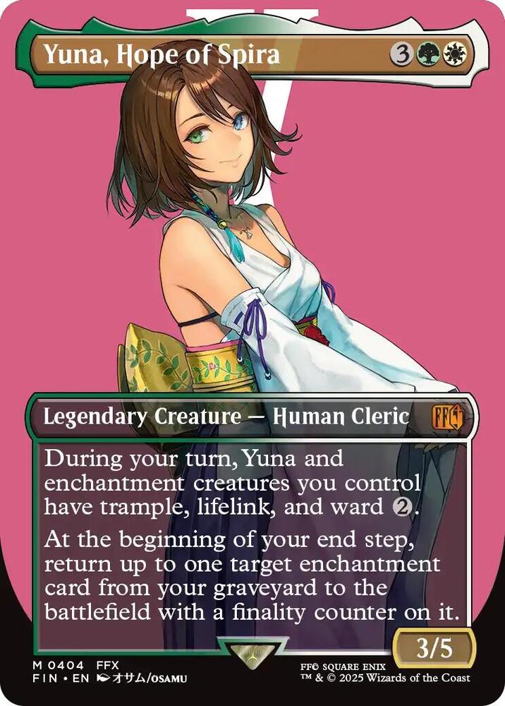 Yuna, Hope of Spira (Borderless)