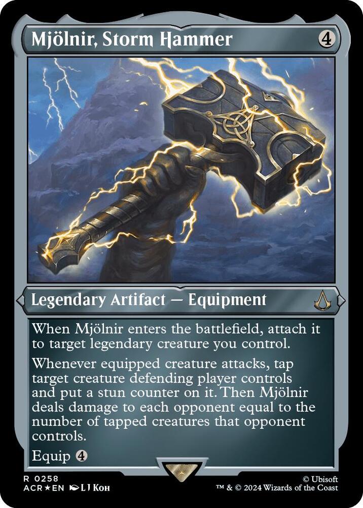 Mjolnir, Storm Hammer (Foil Etched)