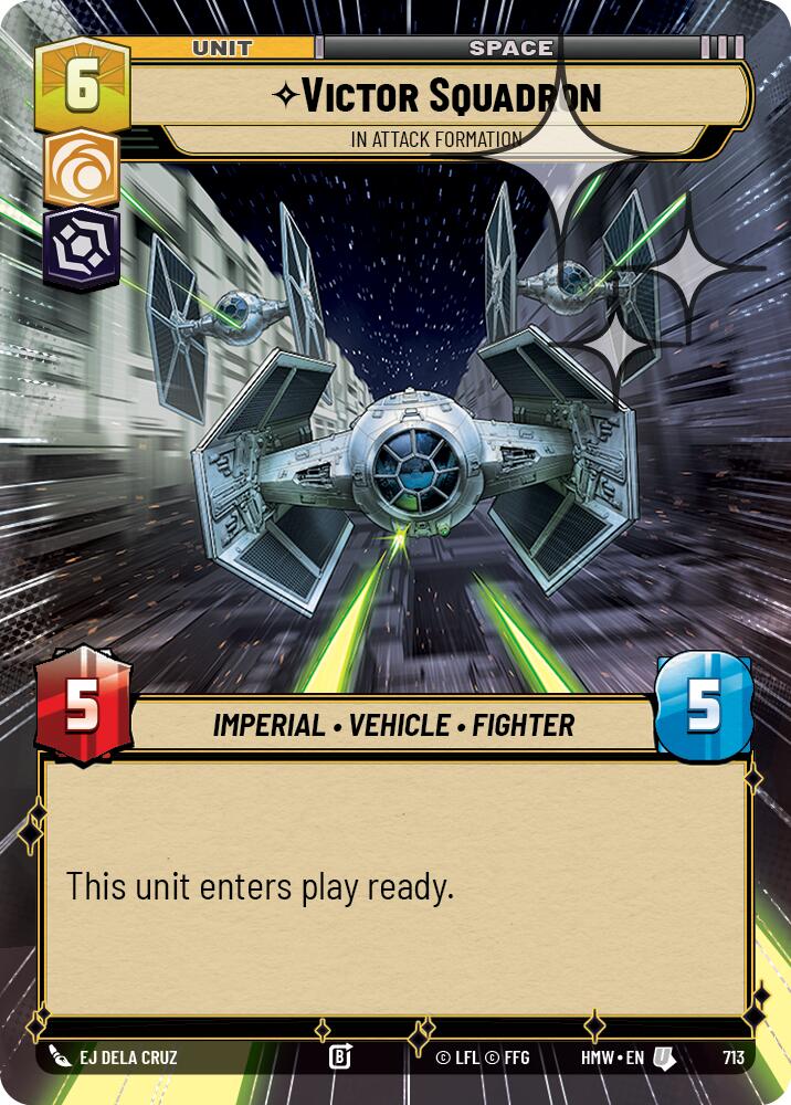 Victor Squadron - In Attack Formation (Hyperspace Foil) [Homeworlds]