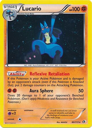 Lucario - 80/113 (Cosmos Holo)