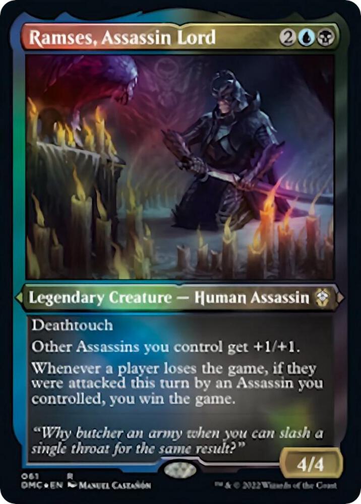 Ramses, Assassin Lord (Foil Etched)