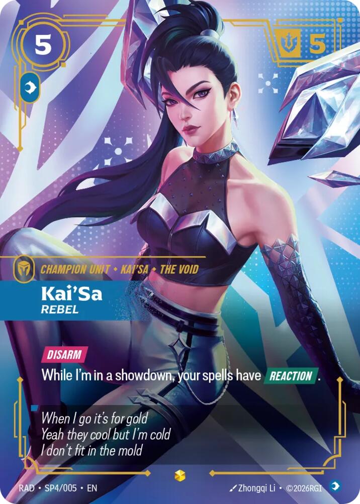 Kai'Sa, Rebel (SP) [Radiance]
