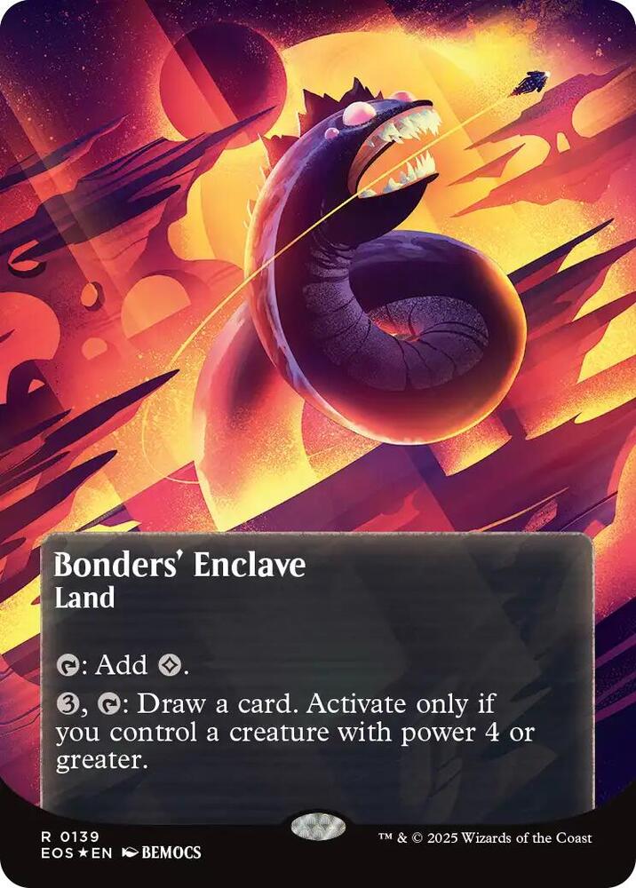Bonders' Enclave (0139) (Borderless) (Galaxy Foil)