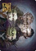 Illicit Masquerade Art Card (Gold-Stamped Signature)