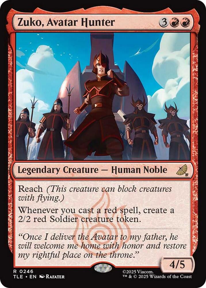Zuko, Avatar Hunter